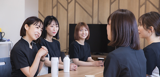 働きやすさを実感できるチームワーク